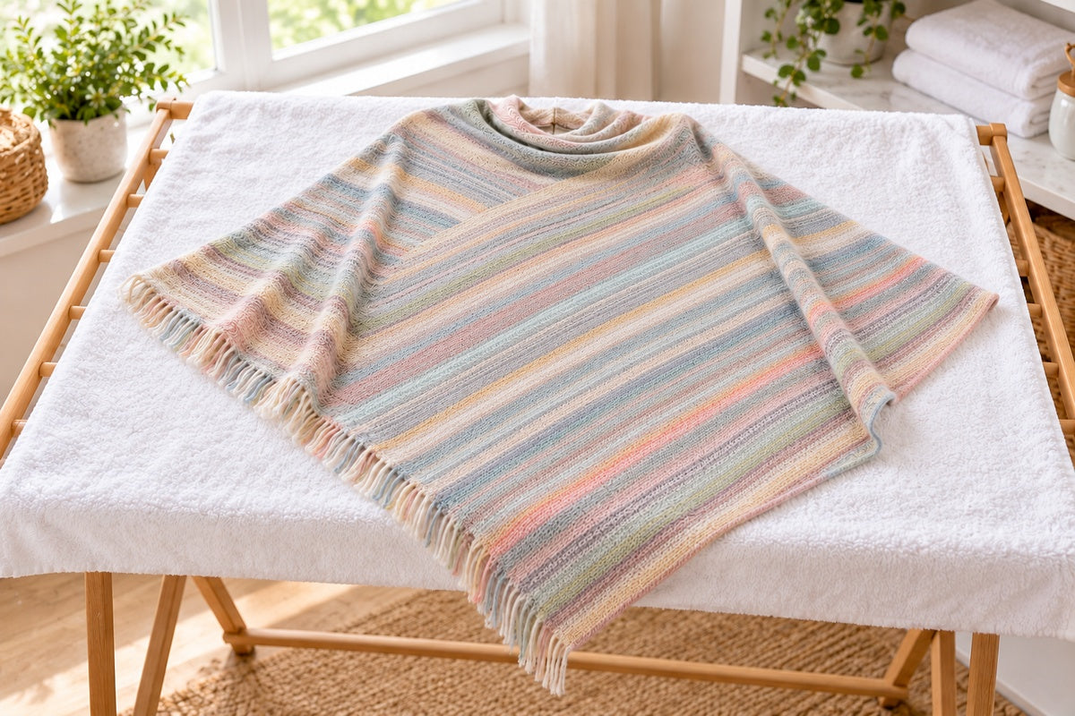 Alpaca Poncho Washing