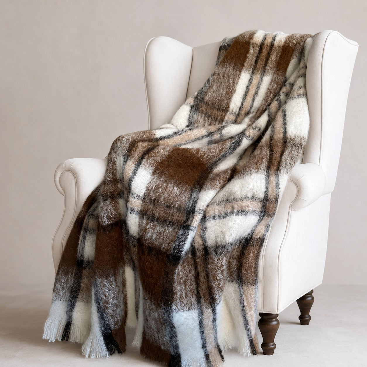 Soft alpaca throw using Australian alpaca, luxury homewares gift.