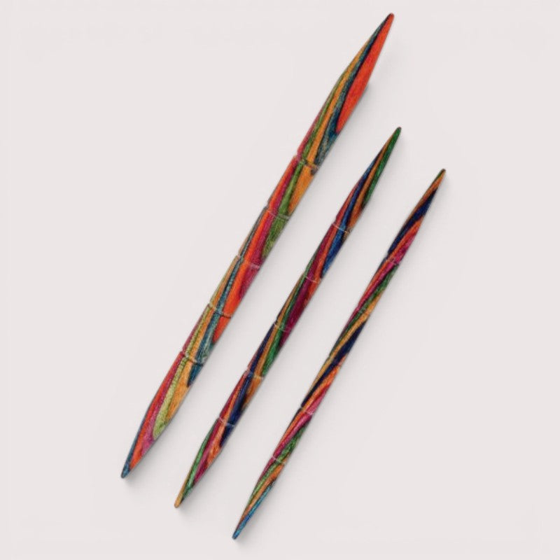 KnitPro cable knitting needles, useful accessory for textured knitting projects.