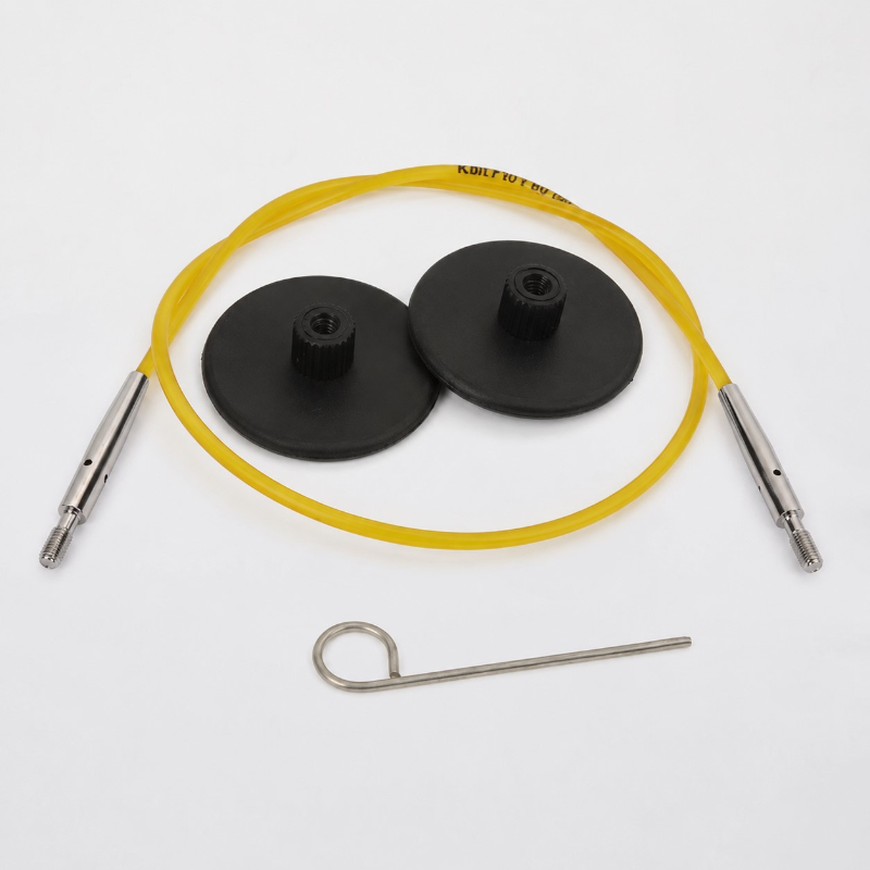KnitPro circular needle cable, compatible with interchangeable knitting needles, 40cm.