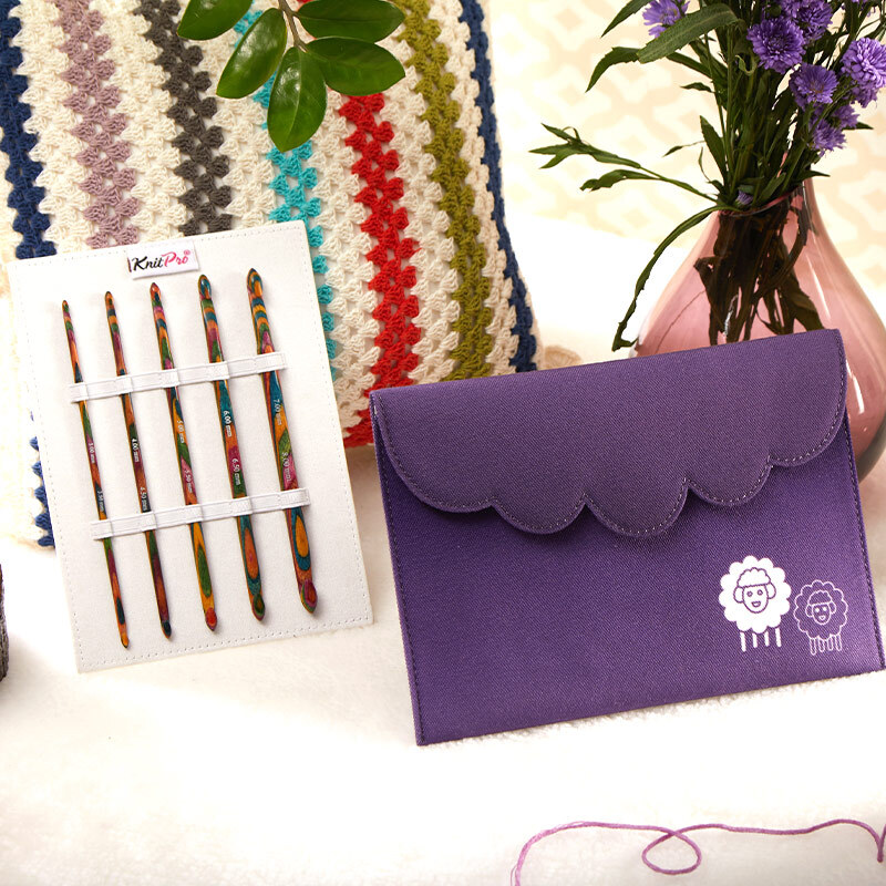 KnitPro crochet hook set for crochet projects and handmade crafts.