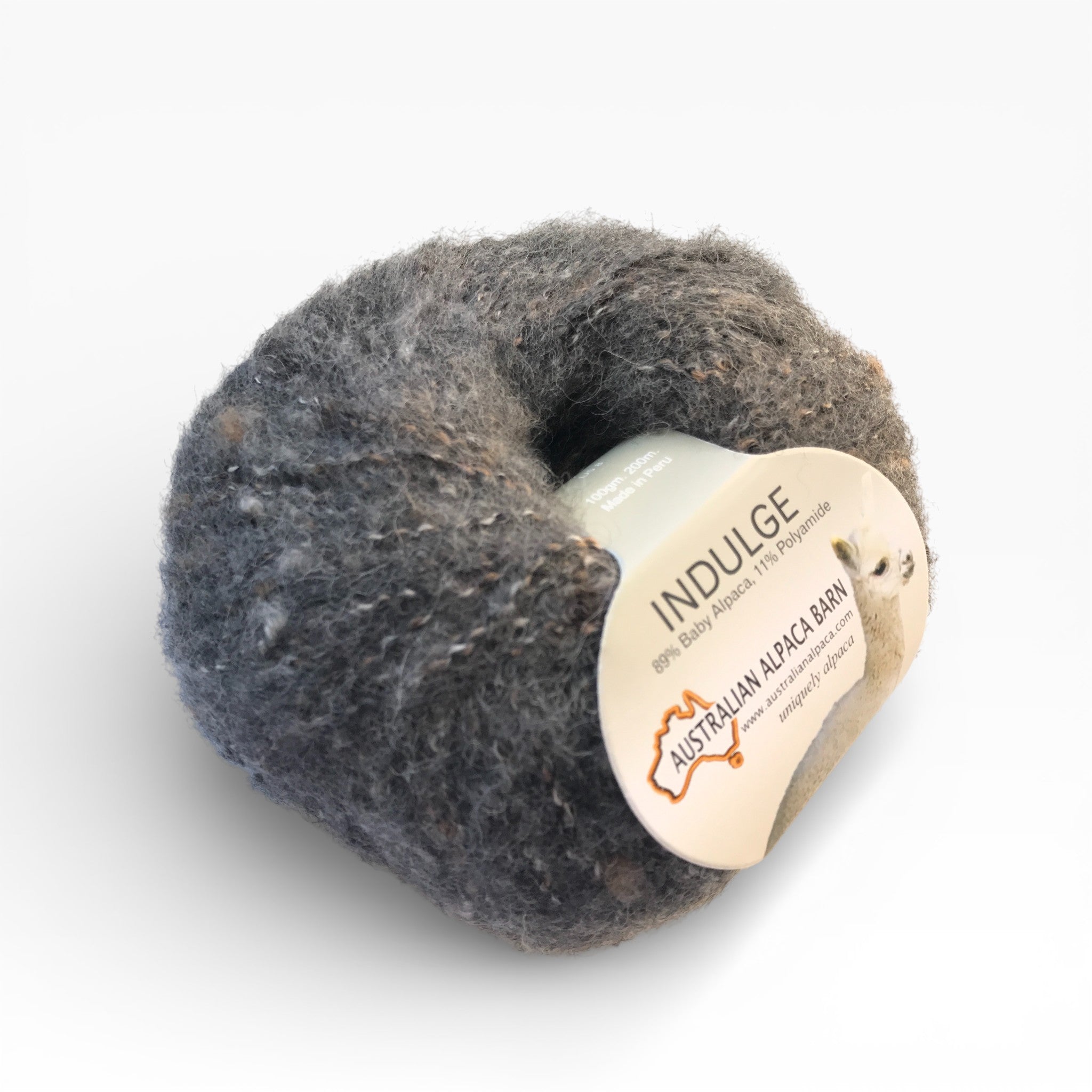 Soft textured charcoal Indulge yarn for cosy winter knits