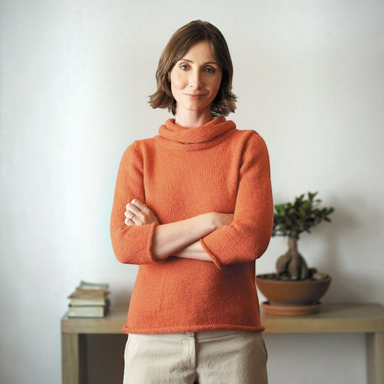 Finished Garment From pattern inside Jo Sharp Alpaca Knitting Book