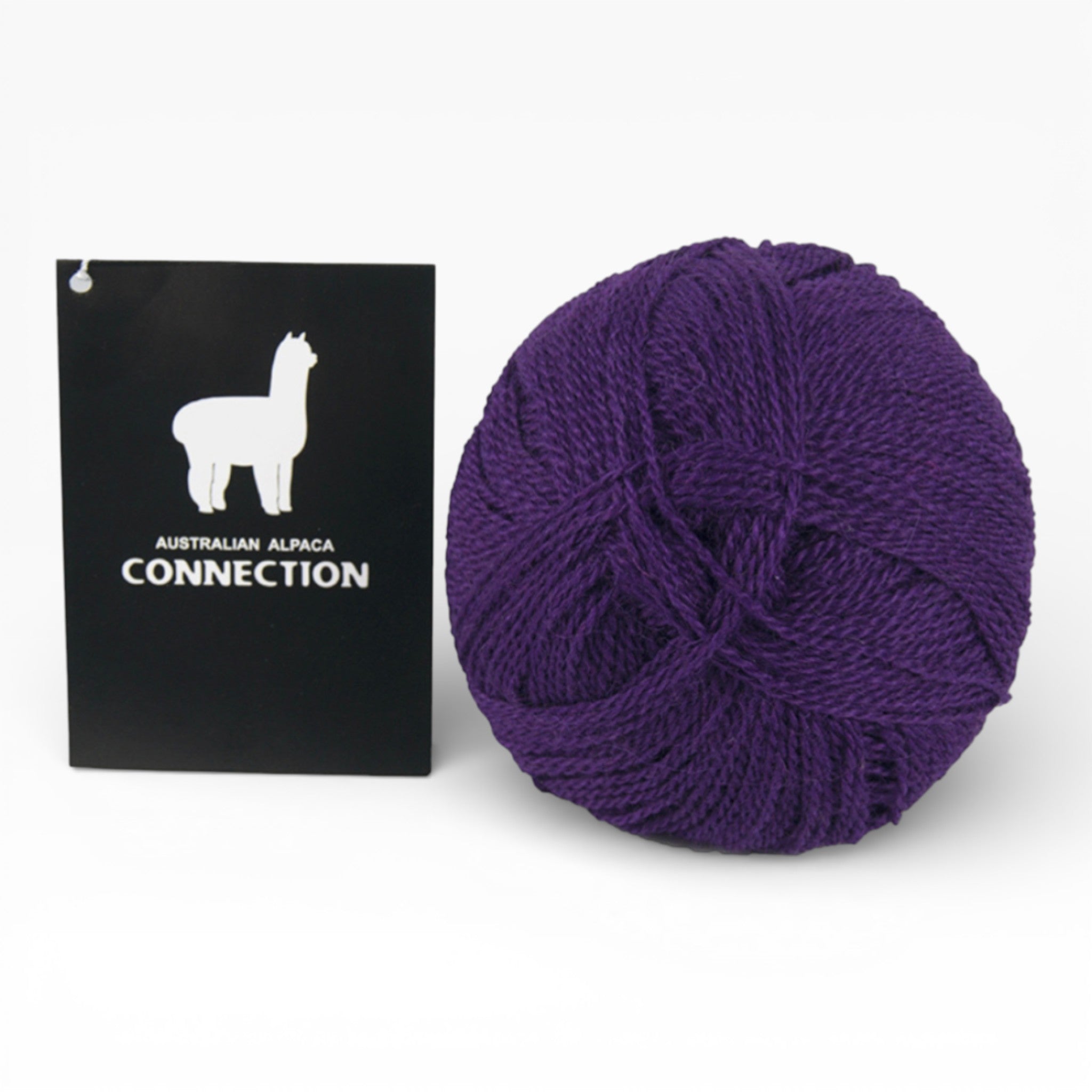 AAC 4ply Alpaca Yarn Purple Tobacco