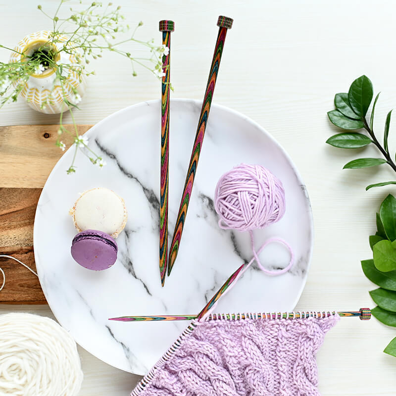 KnitPro straight knitting needles for yarn and fibre craft projects, 30cm.