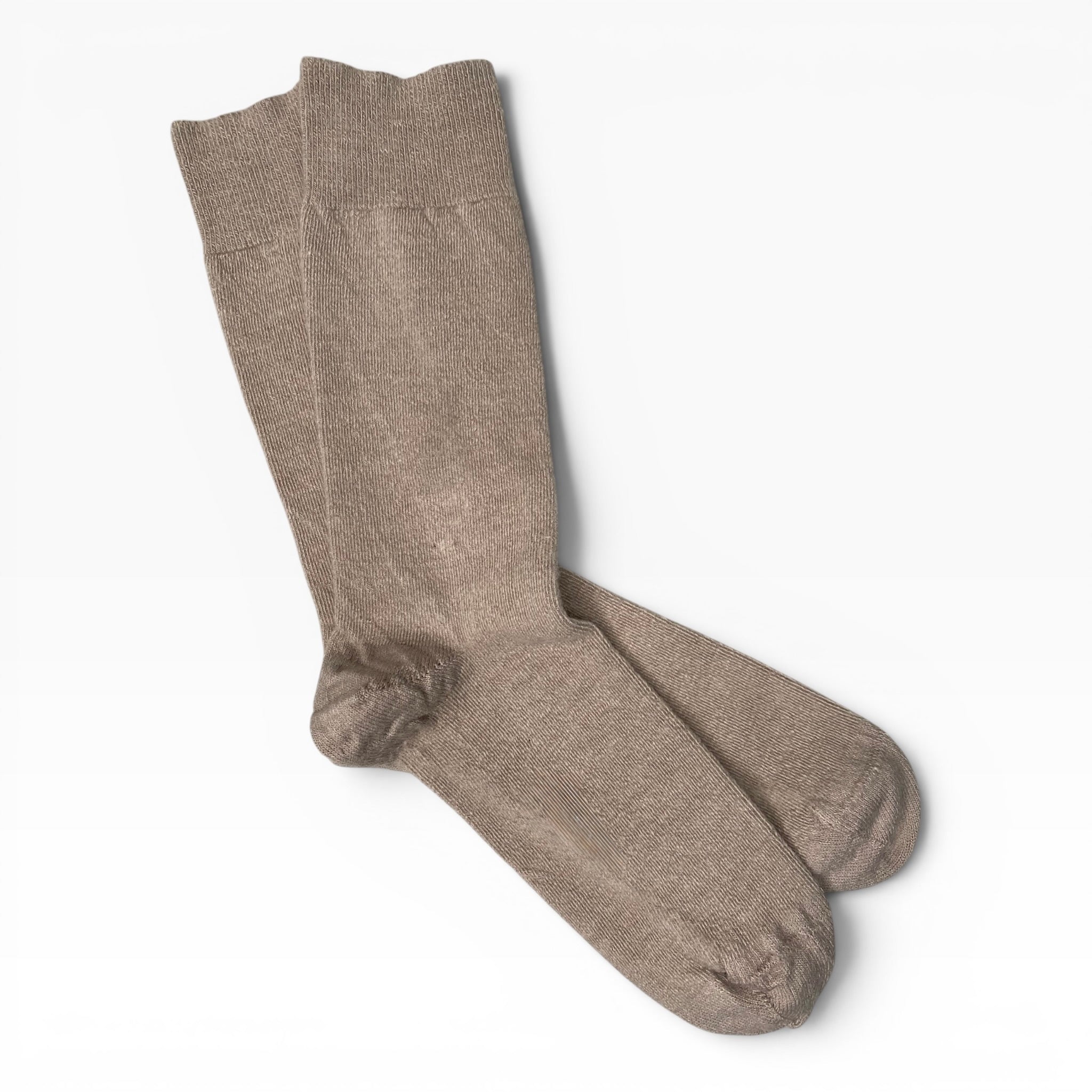 Humphrey Law baby alpaca socks, Australian owned and made winter socks, in natural colour.