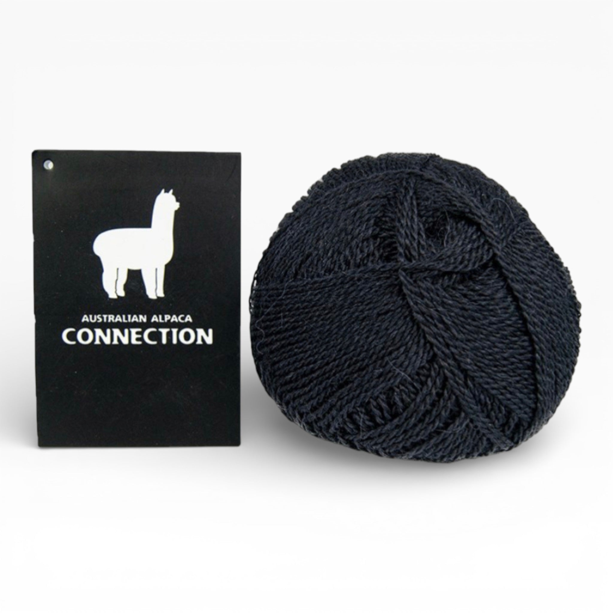 AAC 4ply Alpaca Yarn Black
