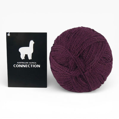 Australian Alpaca Connection 4 Ply 100% Alpaca Yarn - Damsonia