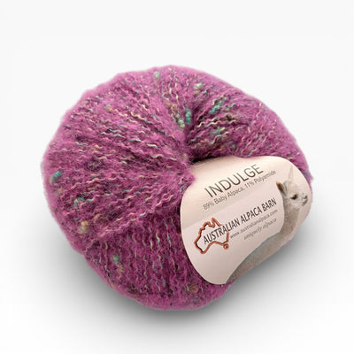 Indulge Baby Alpaca Bouclé Yarn - Pink