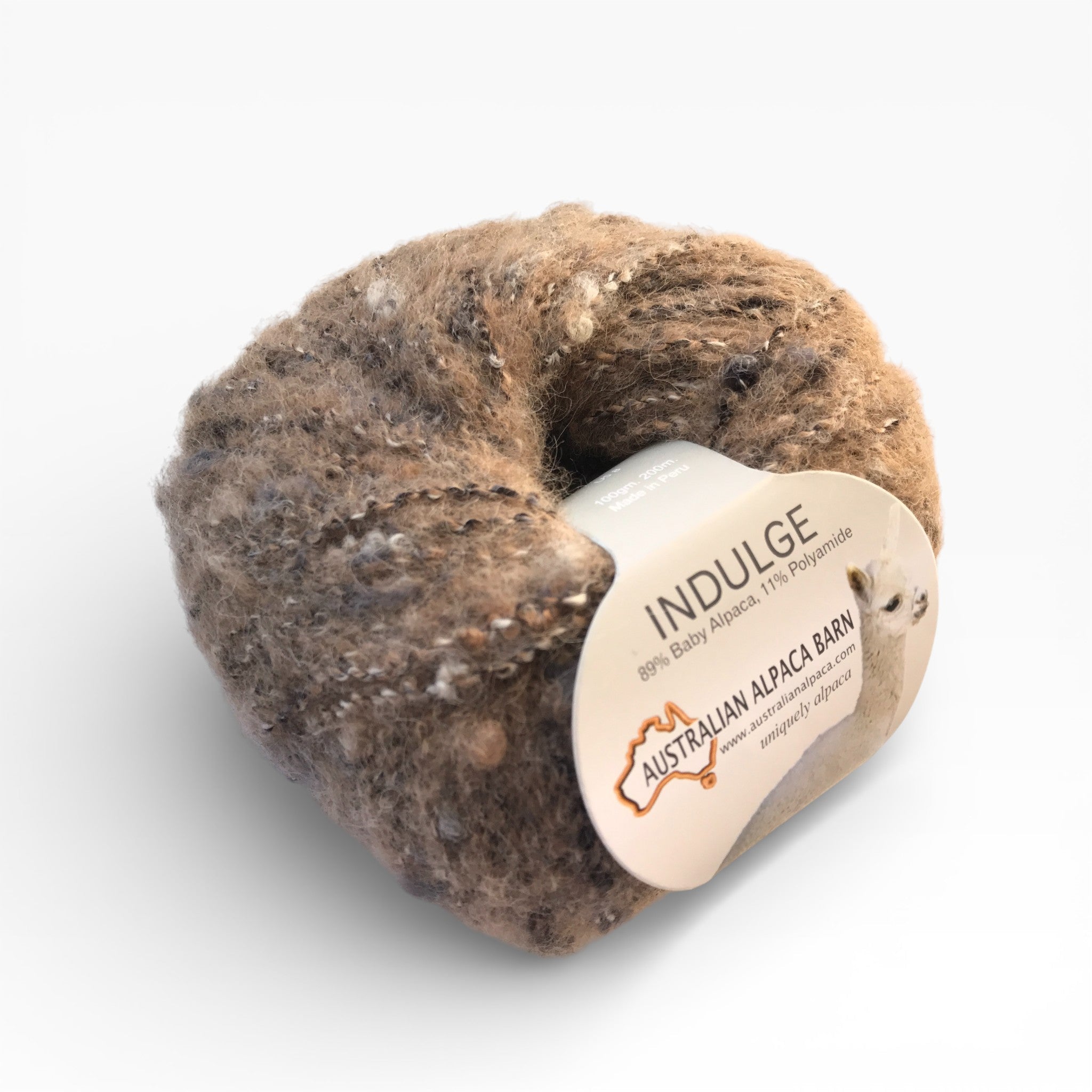 Australian Alpaca camel shade Indulge yarn for handmade knitwear
