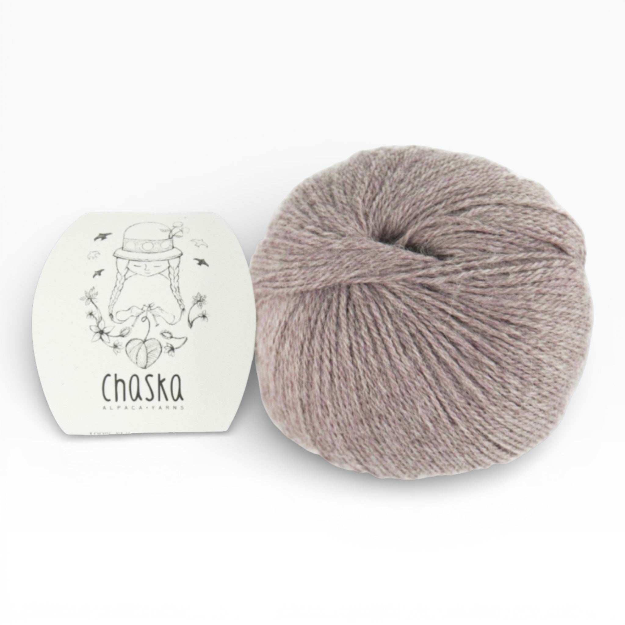Chaska 4Ply Alpaca Yarn Pink Melange