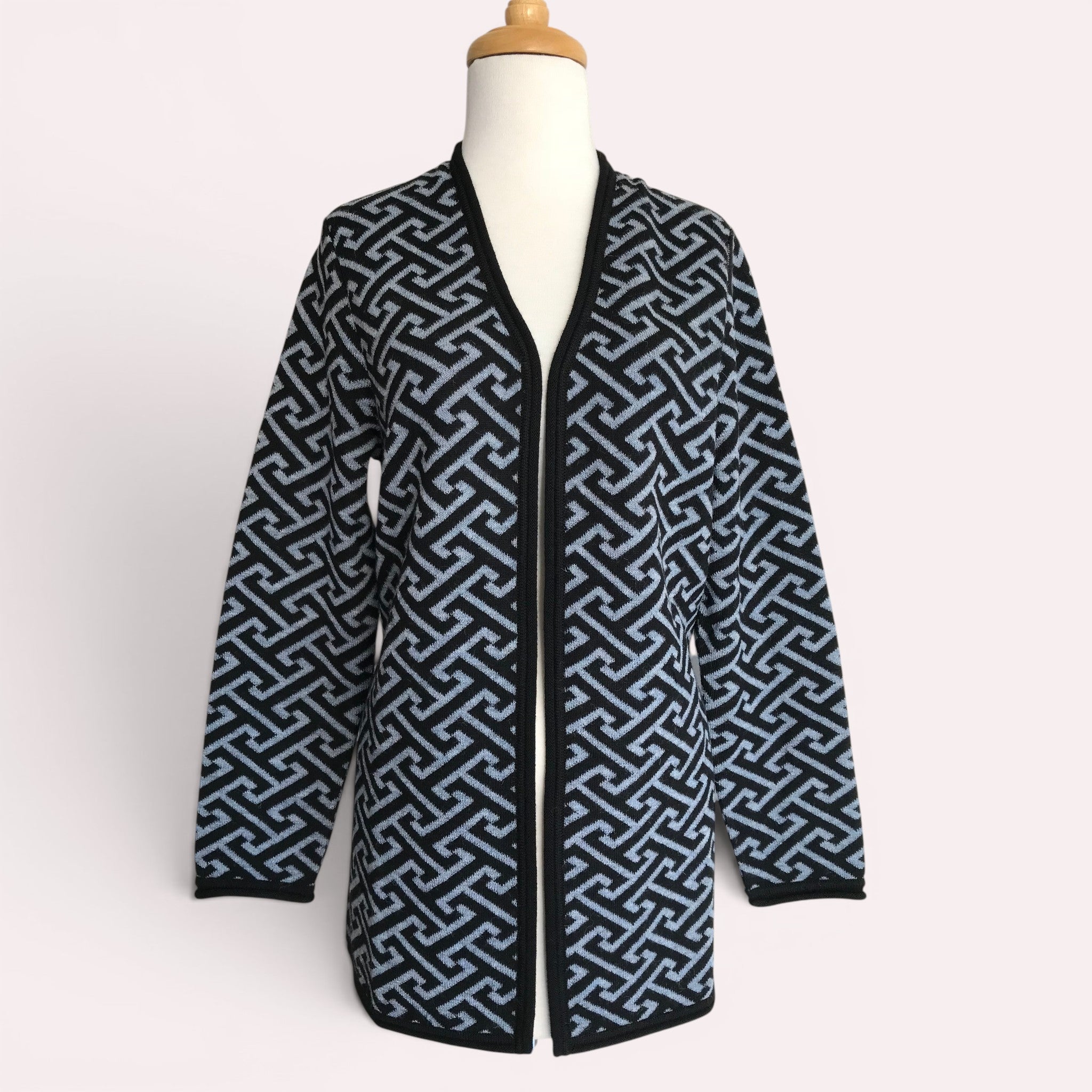 Classic Madrid cardigan made from warm, luxurious alpaca knit
