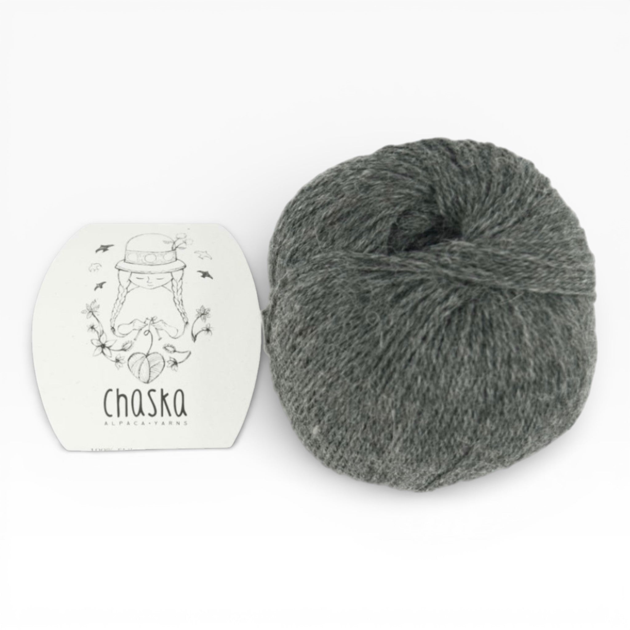 Chaska 4Ply Alpaca Yarn Mid Grey