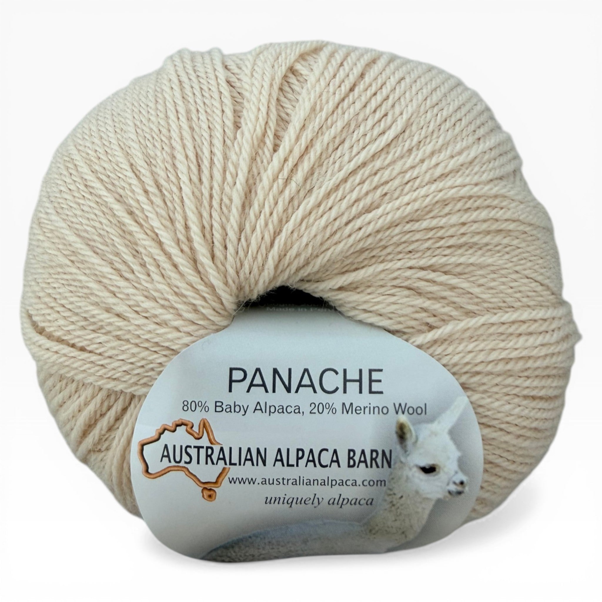 4ply baby alpaca merino yarn suitable for shawls and wraps in champagne