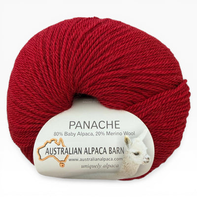 Panache 4 Ply Baby Alpaca Yarn - Cherry