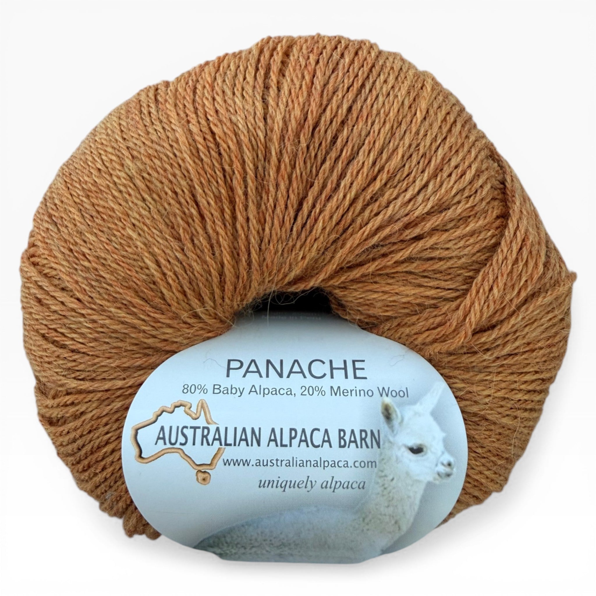Soft 4ply alpaca merino yarn in Panache colour mustard