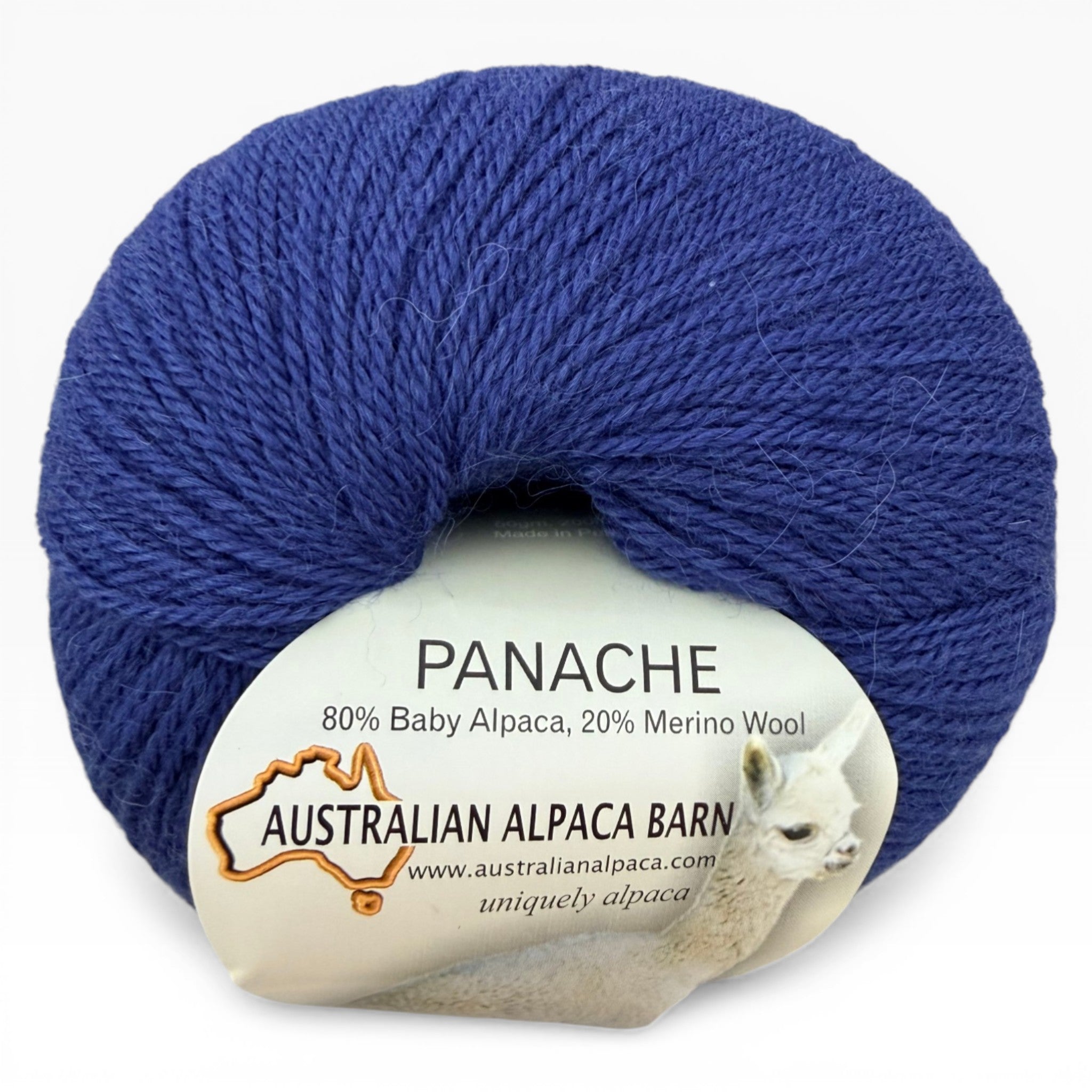 Premium alpaca merino knitting yarn in Panache in Royal Blue