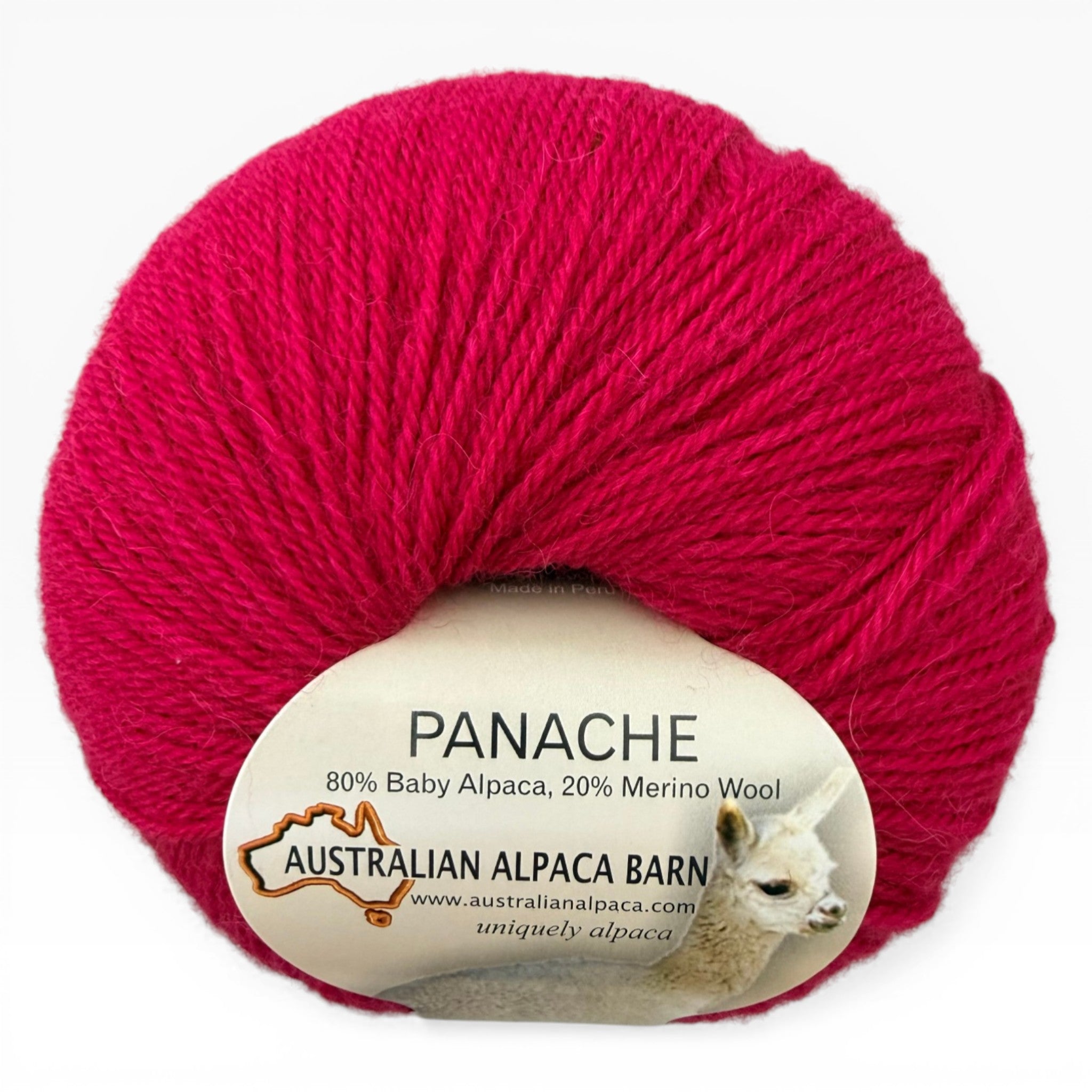 Panache yarn ball for fine knitting and crochet projects in Suzette