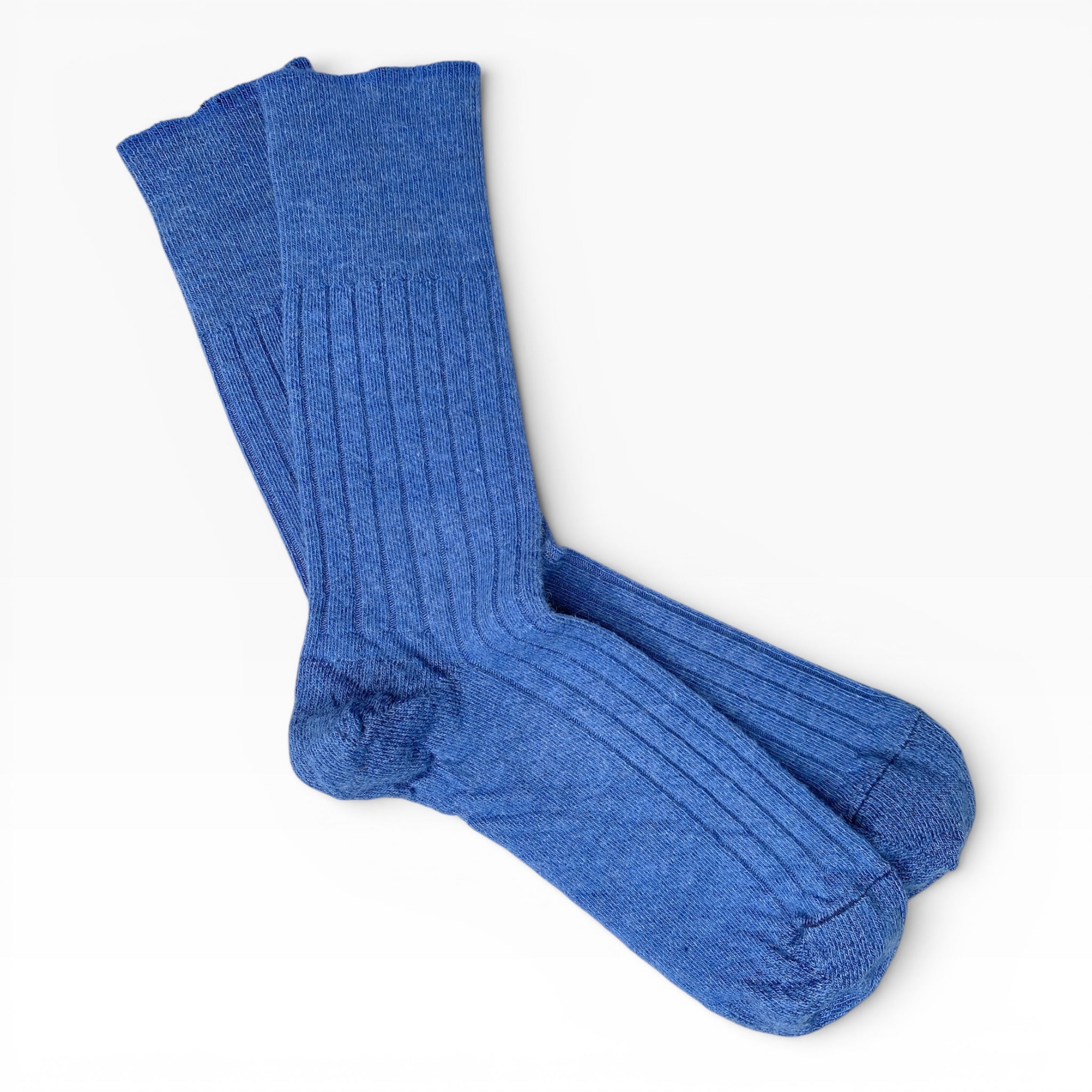 Denim Australian Made Humphrey Law quilted socks in neutral colours, cosy socks for boots or home.