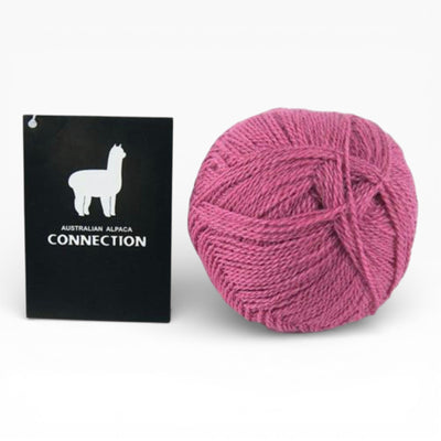 Australian Alpaca Connection 4 Ply 100% Alpaca Yarn - Roseate