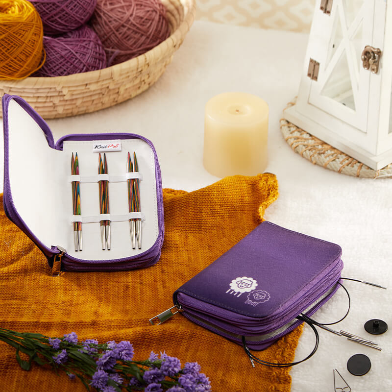 KnitPro Starter interchangeable needle set for circular knitting beginners.