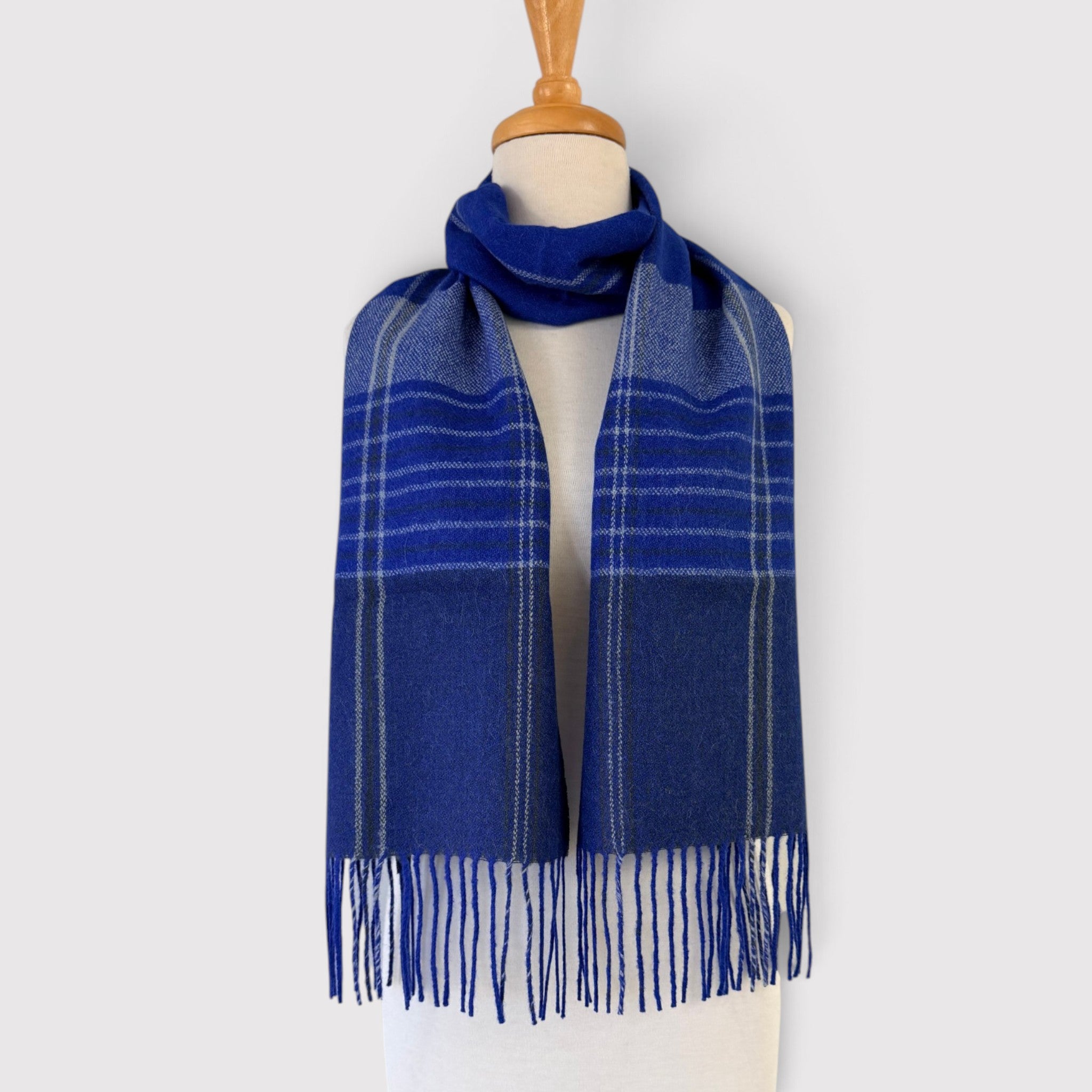 Talara Cobalt Alpaca Scarf