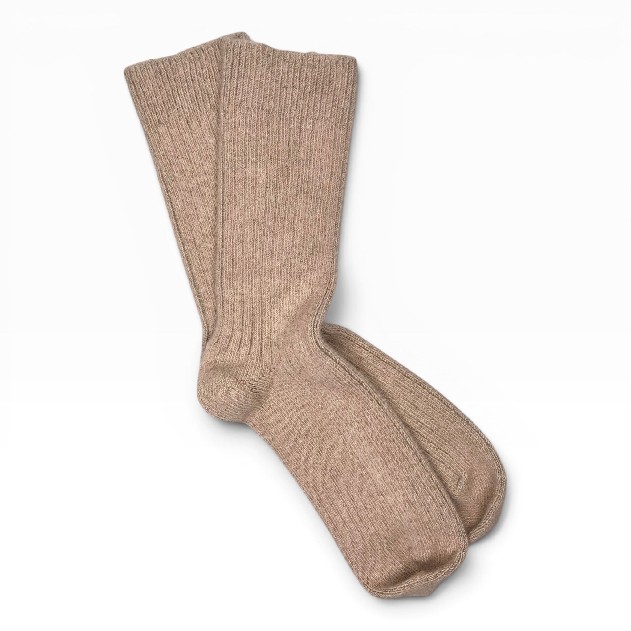 Humphrey Law thick socks in neutral tones, cosy everyday winter socks. Australian Made.
