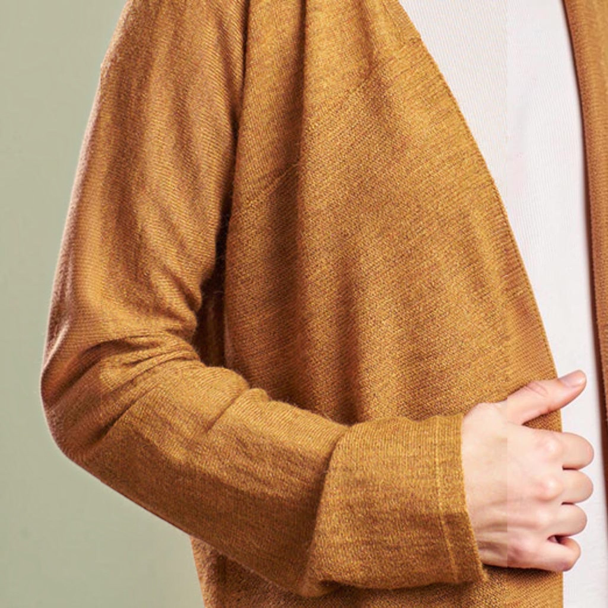 KUNA Tomorrow cardigan made from soft luxury alpaca knit