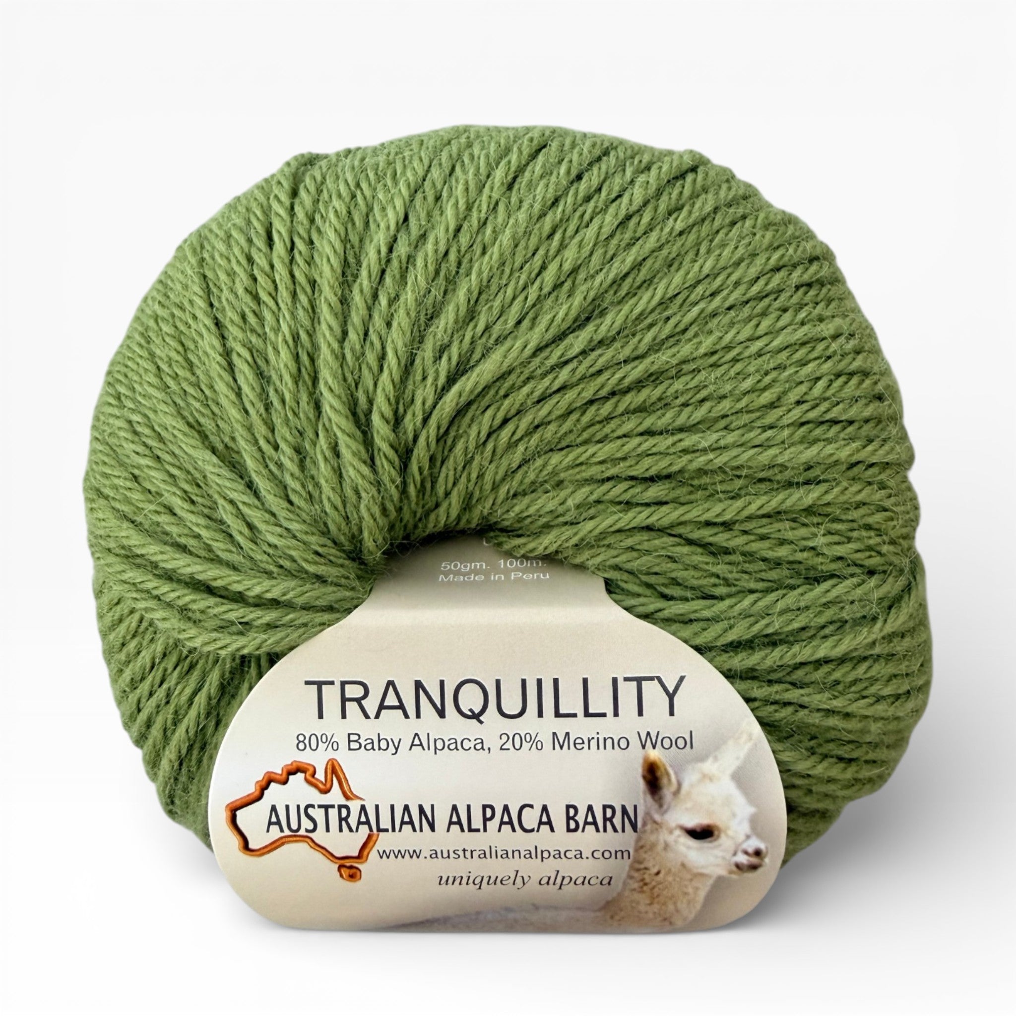 Tranquillity green 8ply yarn for knitting and crochet