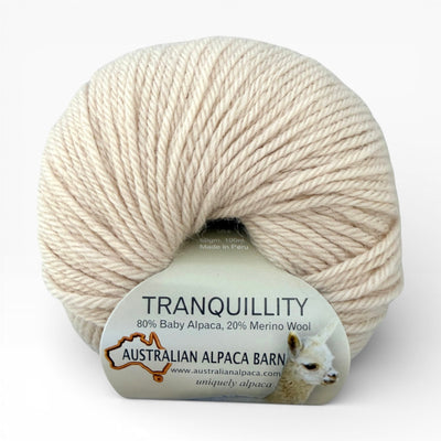 Tranquillity 8 Ply Baby Alpaca Yarn - Champagne