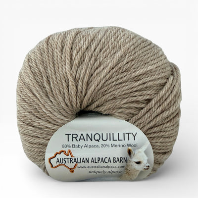 Tranquillity 8 Ply Baby Alpaca Yarn - Fawn