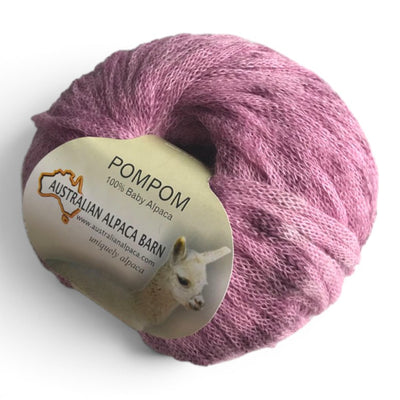 Pom Pom Yarn 100% Baby Alpaca - Pinks