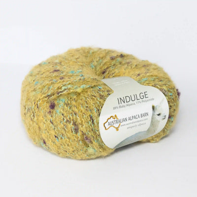 Indulge Baby Alpaca Bouclé Yarn - Mustard